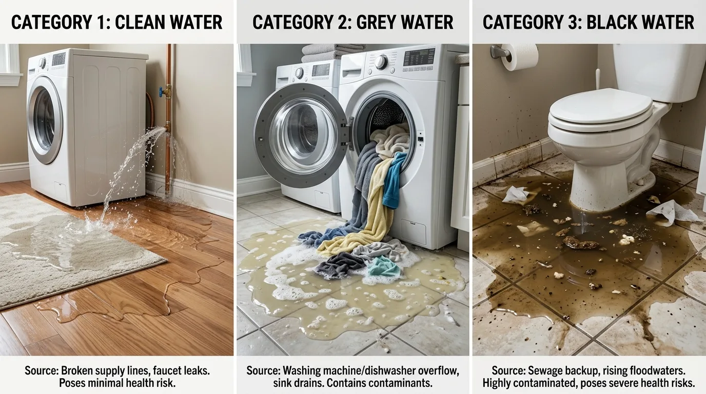 Categories of Water Damage: What Cedar Park TX Owners Should Know